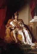 Friedrich von Amerling Kaiser Franz I von osterreich painting